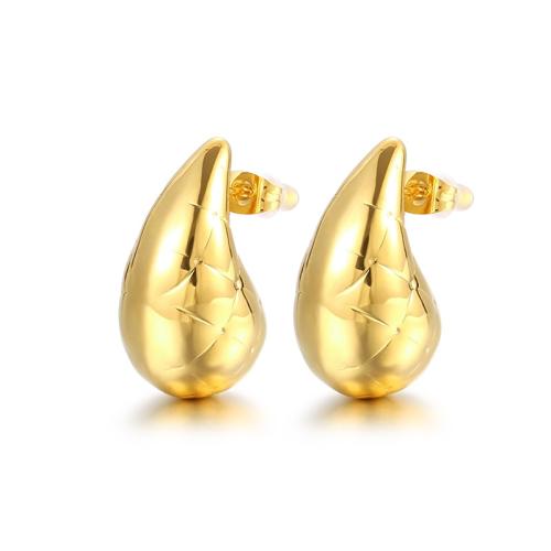 Edelstahl Ohrringe, 304 Edelstahl, Tropfen, Modeschmuck & für Frau, keine, 26x15mm, verkauft von Paar