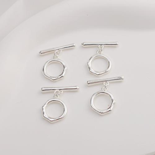 Zinc Alloy Toggle Clasp silver color plated DIY nickel lead & cadmium free Sold By PC