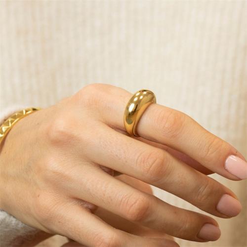 Stainless Steel Finger Ring, 316 Stainless Steel, plated, fashion jewelry & different size for choice, more colors for choice, Sold By PC