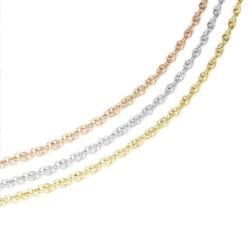 Stainless Steel Jewelry Necklace, 316 Stainless Steel, with 8cm extender chain, plated, fashion jewelry, more colors for choice, Length:42 cm, Sold By PC