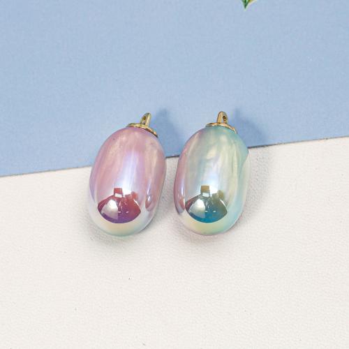 Resin Pendant with Zinc Alloy DIY Sold By Bag