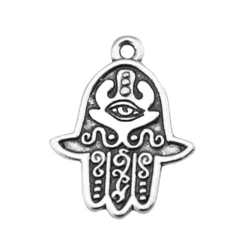 Zinc Alloy Hand Pendants plated vintage & fashion jewelry & DIY Sold By PC