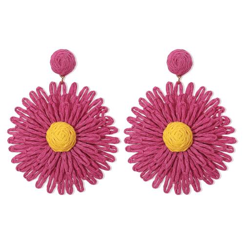 Earring Jewelry, Rafidah Grass, Daisy, handmade, fashion jewelry & for woman, more colors for choice, Sold By Pair