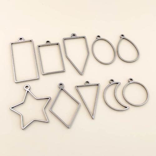 Stainless Steel Pendants, 304 Stainless Steel, DIY & different styles for choice, original color, 2PCs/Bag, Sold By Bag