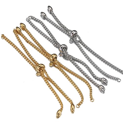 Stainless Steel Bracelet Finding, 304 Stainless Steel, DIY, more colors for choice, 3PCs/Bag, Sold By Bag