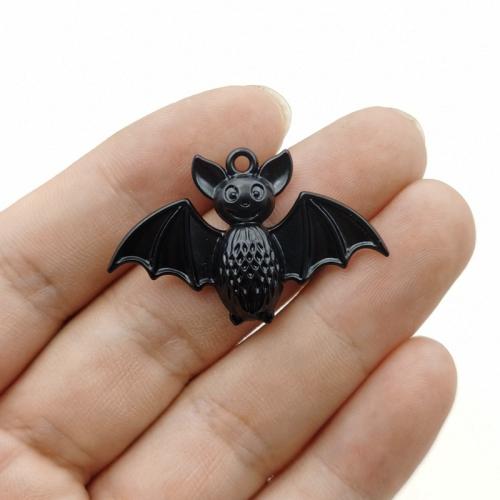 Tibetan Style Enamel Pendants, Bat, plated, DIY & different styles for choice, more colors for choice, nickel, lead & cadmium free, 40x26mm, 10PCs/Bag, Sold By Bag