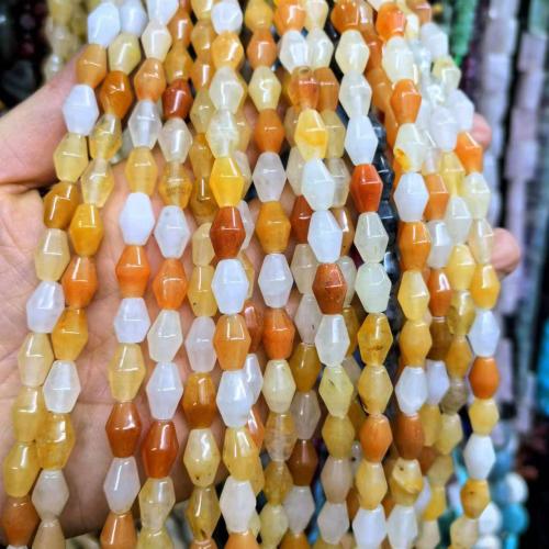 Natural Crazy Agate Beads, Lantern, DIY, more colors for choice, 7x11mm, Approx 32PCs/Strand, Sold By Strand