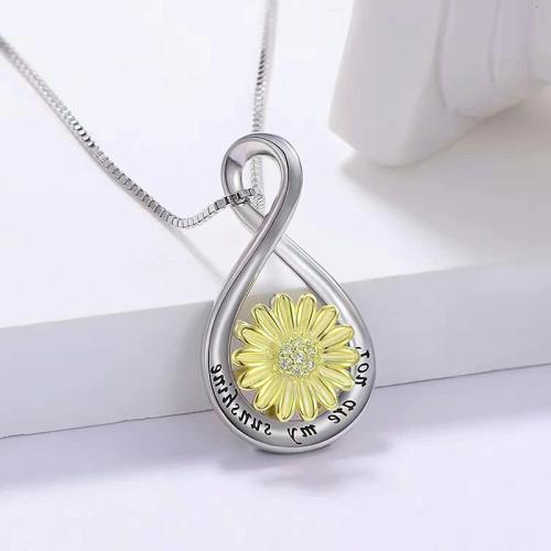 Cubic Zircon Micro Pave Brass Necklace plated micro pave cubic zirconia & for woman silver color Approx 1.8mm Length Approx 41-50 cm Sold By PC