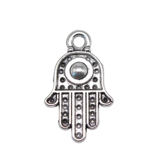Zinc Alloy Hand Pendants antique silver color plated vintage & fashion jewelry & DIY Sold By PC