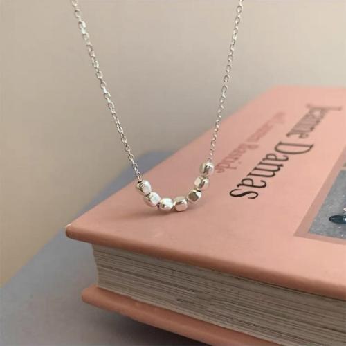 925 Sterling Silver Necklaces fashion jewelry & for woman Length Approx 40-45 cm Sold By PC