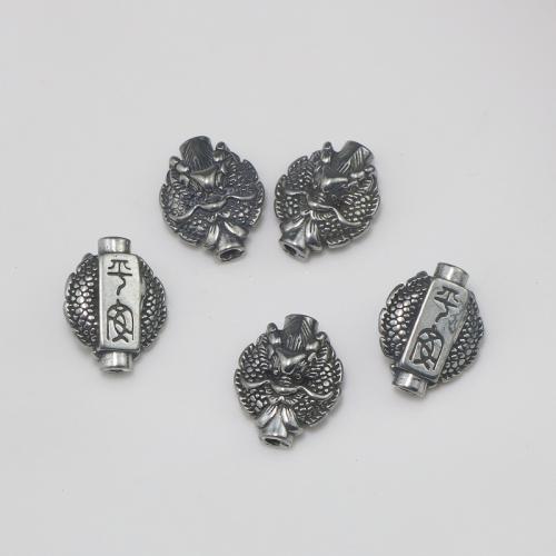 Stainless Steel Beads, 304 Stainless Steel, Dragon, DIY, original color, 17x22x8.30mm, Hole:Approx 2mm, Sold By PC