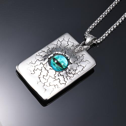 Stainless Steel Pendants 304 Stainless Steel with Resin polished fashion jewelry & without cord & Unisex Sold By PC