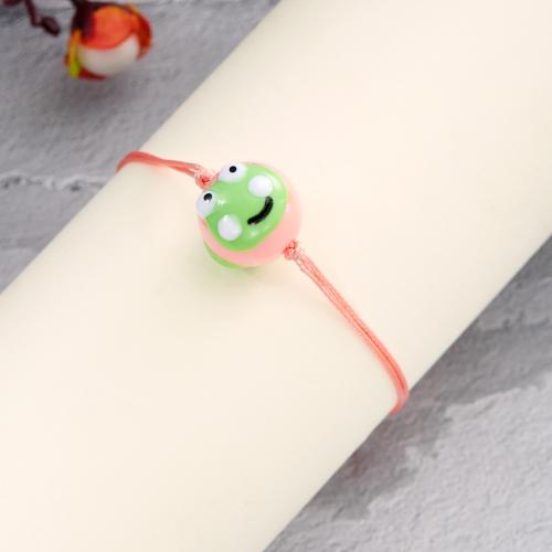 Resin Bracelets, Knot Cord, with Resin, handmade, fashion jewelry & adjustable & for woman, more colors for choice, Length:Approx 16-28 cm, Sold By PC