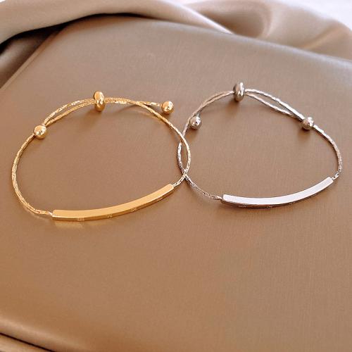 Brass Bracelet & Bangle, plated, fashion jewelry, more colors for choice, nickel, lead & cadmium free, Length:22.5 cm, Sold By PC