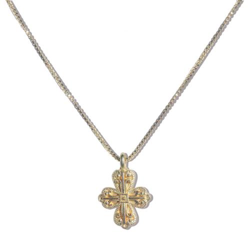 Messing Halskette, mit Verlängerungskettchen von 5cm, plattiert, für Frau, goldfarben, Länge:40 cm, verkauft von PC