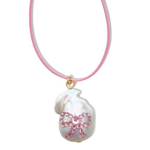 Titanstahl Halskette, mit Wachsschnur & Kunststoff Perlen, mit Verlängerungskettchen von 5cm, verschiedene Stile für Wahl & Micro pave Zirkonia & für Frau, keine, Länge:45 cm, verkauft von PC