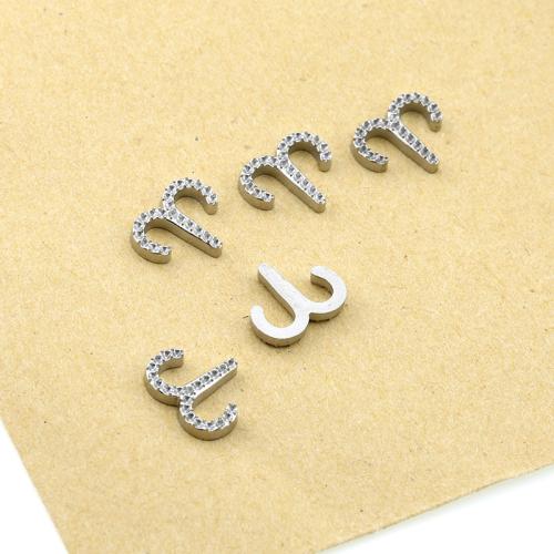 Stainless Steel Constellation Pendant, 316L Stainless Steel, 12 Signs of the Zodiac, DIY & different styles for choice, Approx 50PCs/Lot, Sold By Lot