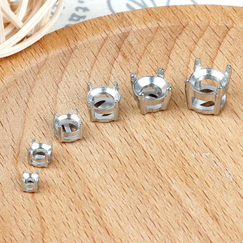 316L Stainless Steel Claw Setting DIY Approx Sold By Bag