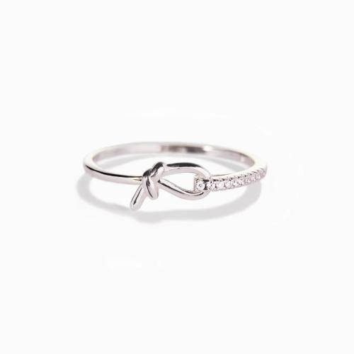 Brass δάχτυλο του δακτυλίου, Ορείχαλκος, κοσμήματα μόδας & για τη γυναίκα & με στρας, Μέγεθος:7, Sold Με PC