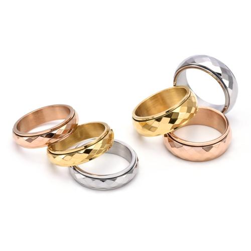 Prst prsten z nerezové oceli, 304 Stainless Steel, módní šperky & unisex & různé velikosti pro výběr, více barev na výběr, Prodáno By PC