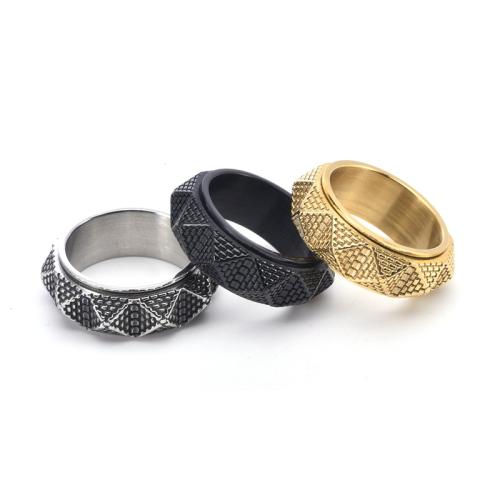 Stainless Steel Finger Ring 304 Stainless Steel fashion jewelry & for man width 9mm Sold By PC