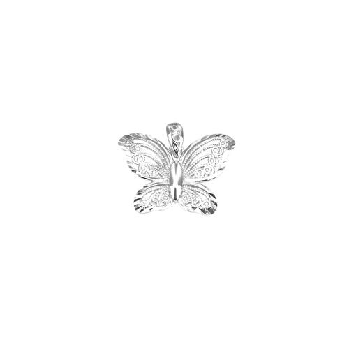 925 Sterling Silver Pendant Butterfly DIY Sold By PC