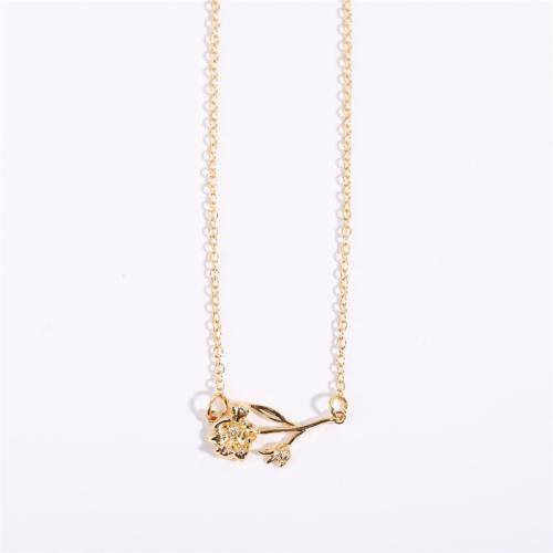 Titanium Steel Necklace with 5cm extender chain plated & for woman golden Length 45 cm Sold By PC