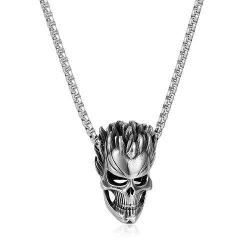 Titanium Steel Pendants plated punk style & for man original color Sold By PC