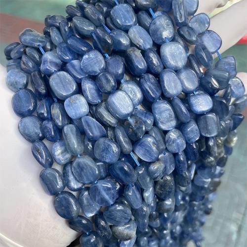 Gemstone Jewelry Beads, Kyanite, Nuggets, fashion jewelry & DIY & different size for choice, blue, Sold Per Approx 38 cm Strand