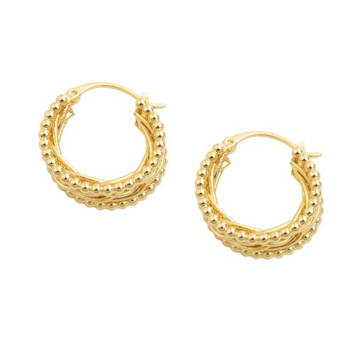 Brass Leverback Earring, fashion jewelry & for woman, 23x8x20.50mm, Sold By Pair