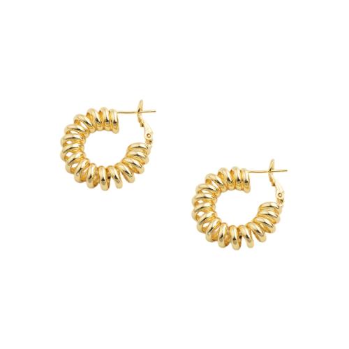 Brass Leverback Earring, fashion jewelry & for woman, 26.50x6.50x26mm, Sold By Pair