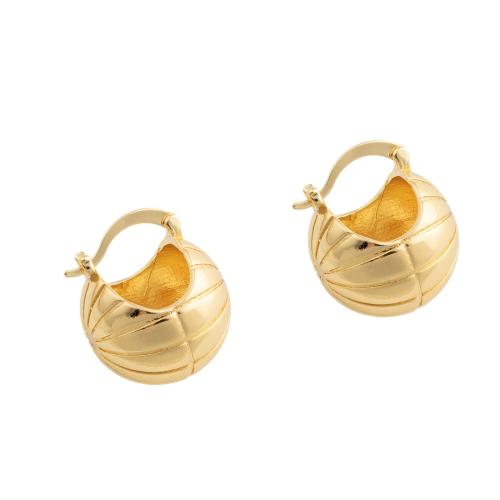 Brass Leverback Earring, fashion jewelry & for woman, 23x19.50x19mm, Sold By Pair