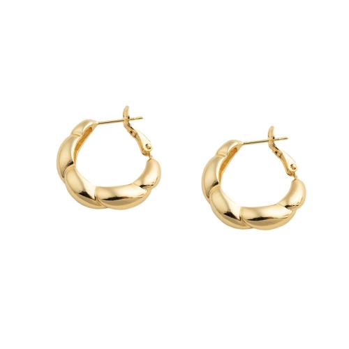 Brass Leverback Earring, fashion jewelry & for woman, 26x6x24.50mm, Sold By Pair