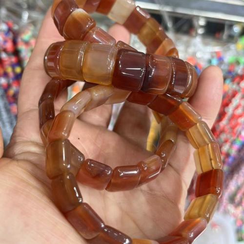 Agate Beads, polished, DIY, more colors for choice, 10x14mm, Sold Per Approx 18-22 cm Strand