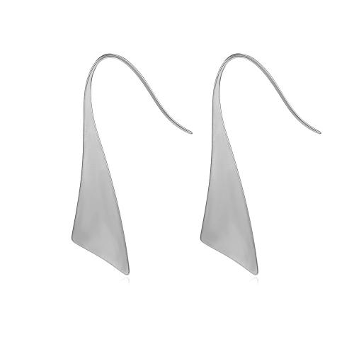Edelstahl Tropfen Ohrring, 304 Edelstahl, Modeschmuck & für Frau, keine, 45x21mm, verkauft von Paar
