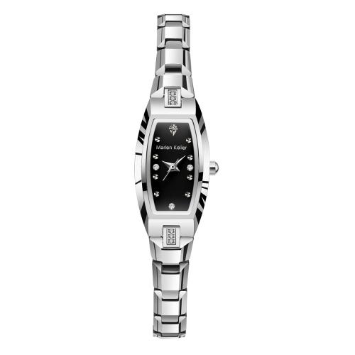 Damen Armbanduhr, Glas, mit Wolfram Stahl, Lebenswasserbeständig & Modeschmuck & chinesische Bewegung & für Frau & mit Strass, keine, Länge:ca. 19 cm, verkauft von PC