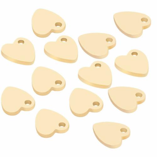 Stainless Steel Heart Pendants, 304 Stainless Steel, DIY, more colors for choice, 10x9mm, Sold By PC