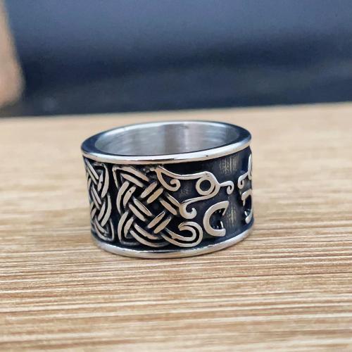 Stainless Steel Finger Ring 304 Stainless Steel polished fashion jewelry & Unisex original color Sold By PC