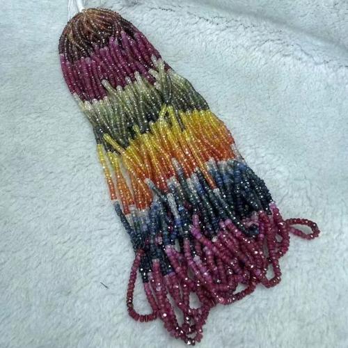 Edelstein Schmuckperlen, Naturstein, poliert, DIY & facettierte, farbenfroh, beads length 3-3.5mm, verkauft per ca. 38-40 cm Strang