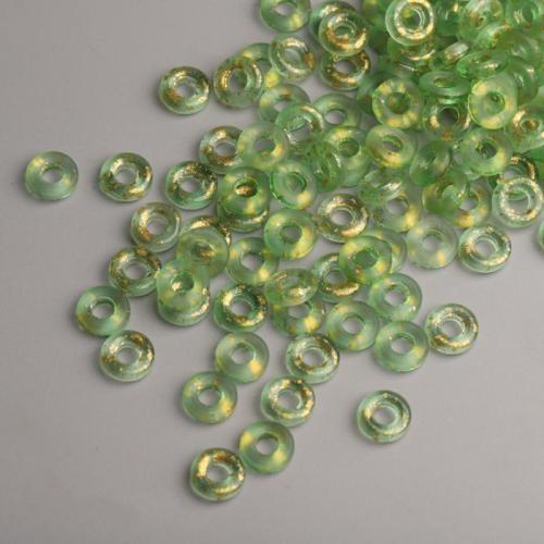 Crystal Beads, Donut, fashion jewelry & DIY, more colors for choice, 10mm, Approx 100PCs/Bag, Sold By Bag