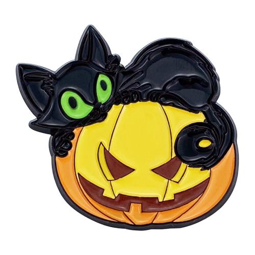 Zinc Alloy Brooches stoving varnish Halloween Design & Unisex Sold By PC