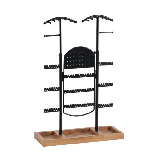 Multi Purpose Display Iron with Wood durable & multilayer black Sold By PC