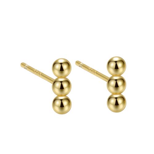 925 Sterling Silver Stud Earrings fashion jewelry & for woman Sold By Pair
