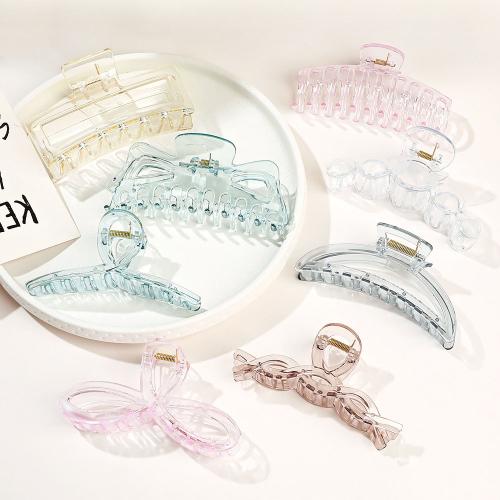 Hair Claw Clips, Resin, handmade, different styles for choice & for woman, more colors for choice, Sold By PC