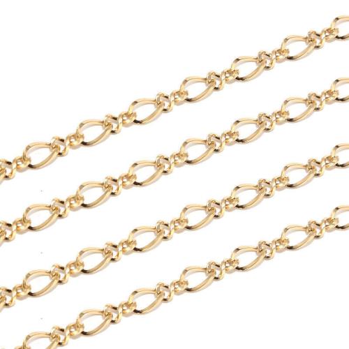 Stainless Steel Jewelry Chain, 304 Stainless Steel, DIY, more colors for choice, 5mm, Sold By m