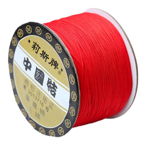 Fahion Cord Jewelry, Knot Cord, DIY, more colors for choice, 0.40mm, Approx 120m/Spool, Sold By Spool