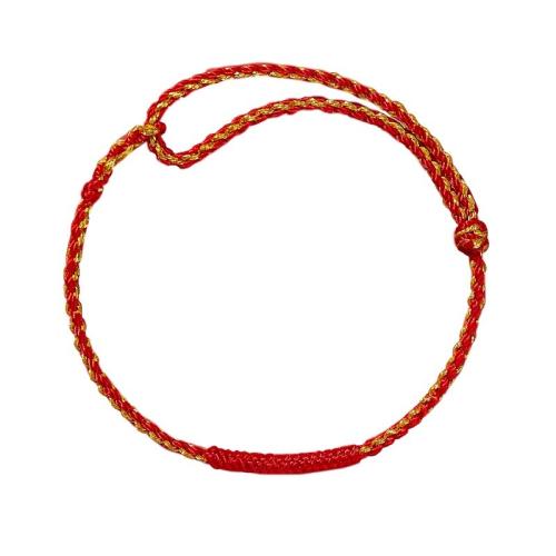 Acessórios de corda de algodão pulseira, estilo folk & unissex & trançado, Mais cores pare escolha, comprimento Aprox 6-8 inchaltura, vendido por PC