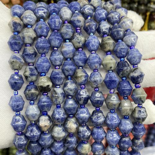 Natural Sodalite Beads Flat Round fashion jewelry & DIY mixed colors Sold Per Approx 38 cm Strand