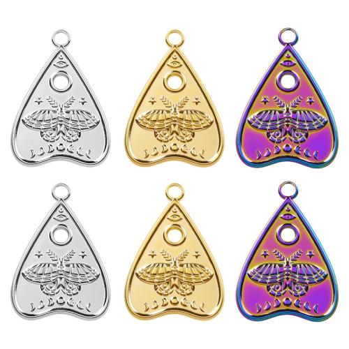 Stainless Steel Pendants 304 Stainless Steel Vacuum Ion Plating fashion jewelry & DIY Sold By PC