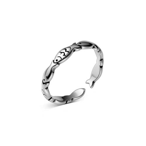 Brass δάχτυλο του δακτυλίου, Ορείχαλκος, Ψάρι, κοσμήματα μόδας & για τη γυναίκα, Sold Με PC